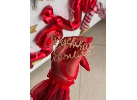 Дзеркальний топпер "ти усе те що хотіла", 10см.