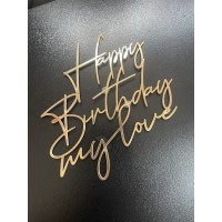 Топпер дзеркальний, золото