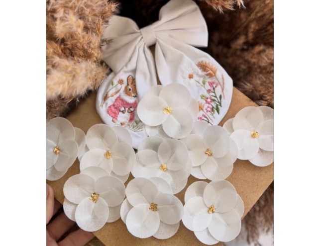 Вафельні квіти, бокові, набір з 9 шт.