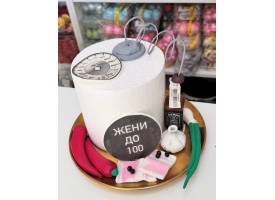 Декор на торт "самогонний апарат"