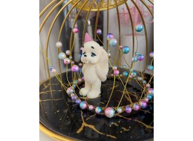 Шоколадна фігура "Зайка дує свічку" Шоколадна фігура "Зайка дує свічку"