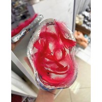 Декоративне пір'я червоне, 10 шт.