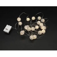 Гірлянда у вигляді лампочок на батарейках 1,9м