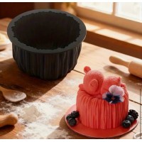 Силіконова форма для євродесертів, розмір для бенто 12,3х7см.