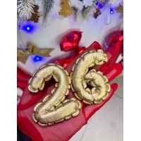 Дуті цифри з мастики, розмір 9-10см.\шт.