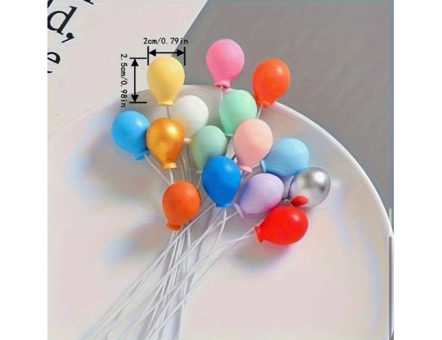 Декоративні кульки для тортика, 5 шт.