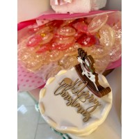 Топпер "Merry Christmas", 8см.