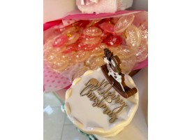 Топпер "Merry Christmas", 8см.