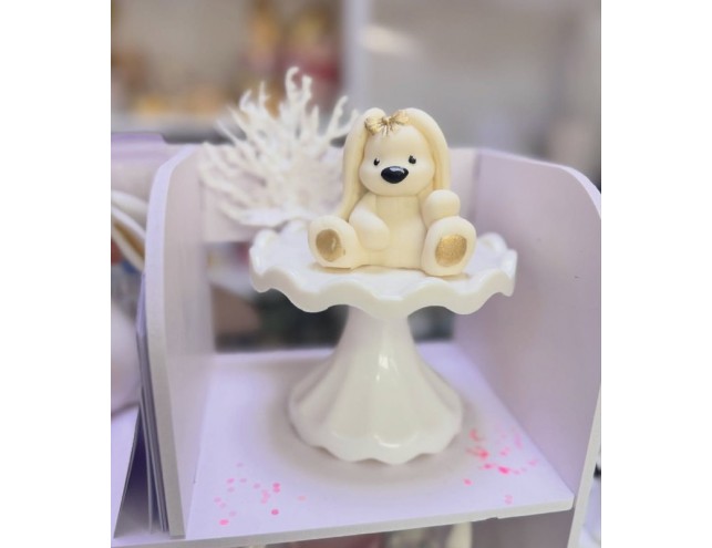 Зайка "миленька", шоколадна 