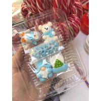 Декор "Новорічний блакитний"