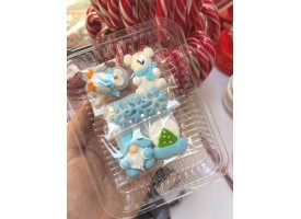 Декор "Новорічний блакитний" Декор "Новорічний блакитний"