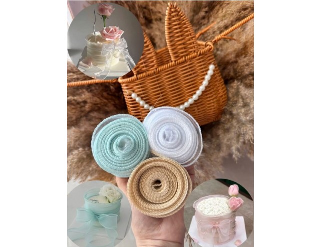 Стрічка органза, ширина стрічки - 4см.