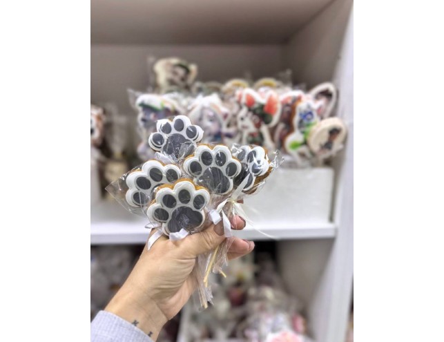 Пряники друковані "Щенячий патруль" лапки