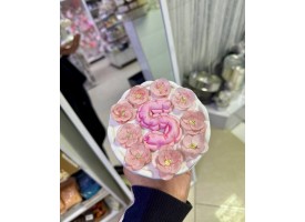 Набір з квіточок та дутої цифри. Набір з квіточок та дутої цифри.