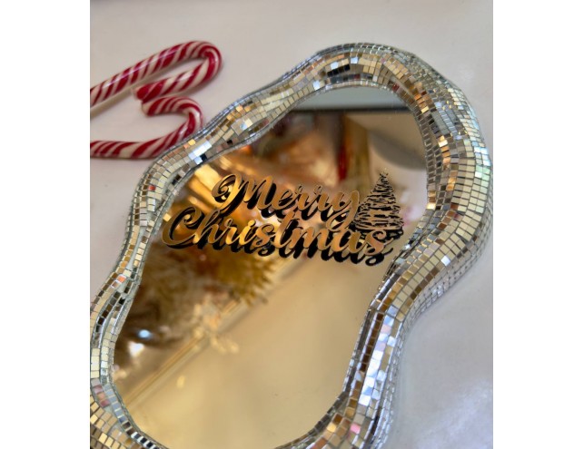 Топпер "Merry Christmas", 12см.