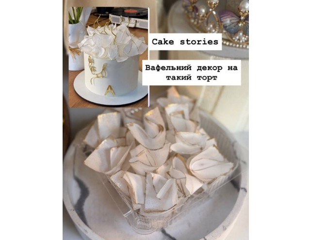 Вафельний декор