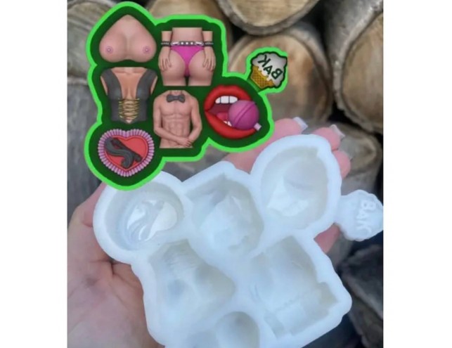 Молд для шоколаду "цукерки 18+"