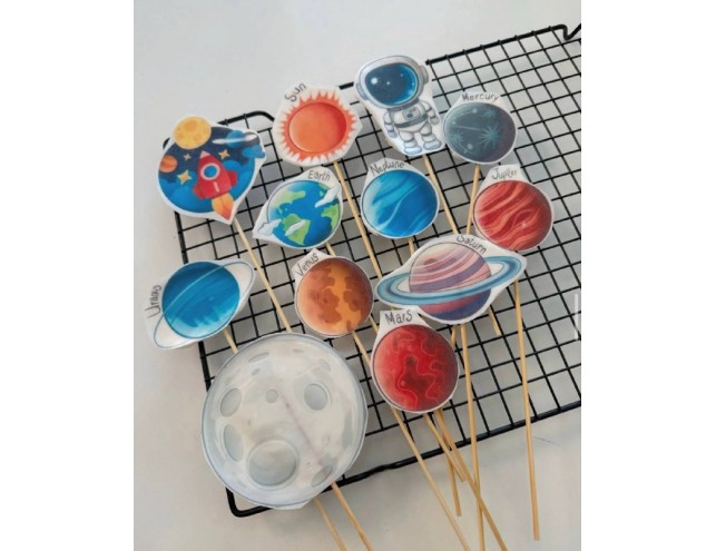 Набір топперів "космос"