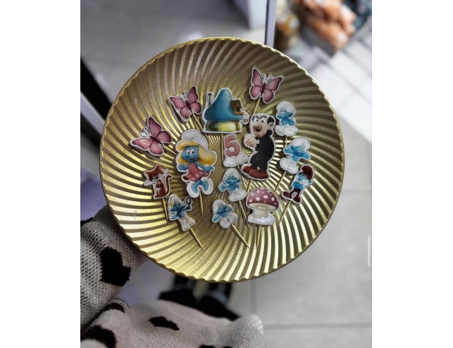 Набір топперів "Смурфики"