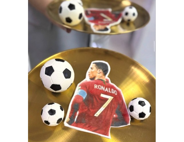 Декор на торт "футбол"