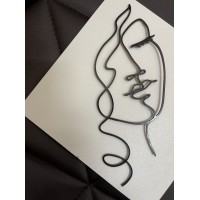 Топпер дзеркальний, дівчина, 14см