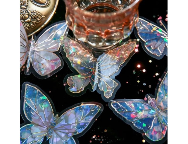 Метелики кварцові, кольорові в асортименті