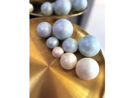 Сфери шоколадні,перламуторові, мікс 9 шт.