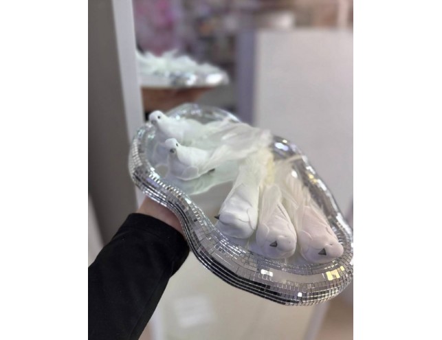 Пташка декоративна з защіпкою, можна на ялиночку