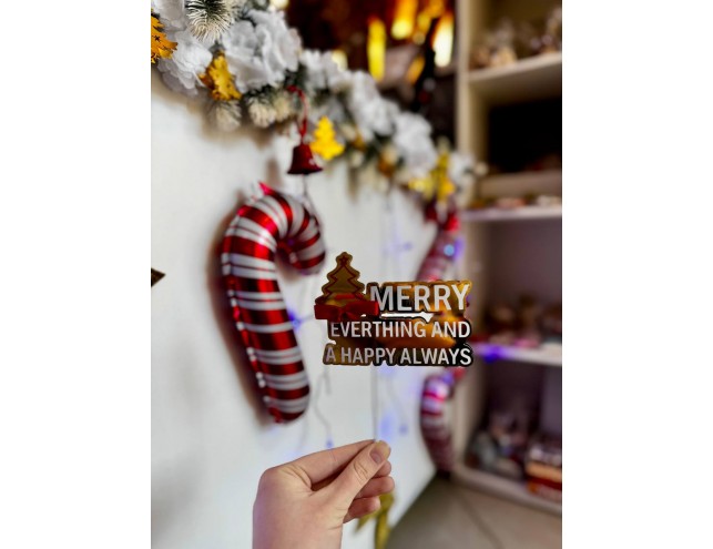 Новорічний топпер (паперовий)