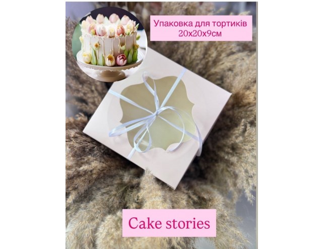 Коробка, 20х20х9см.