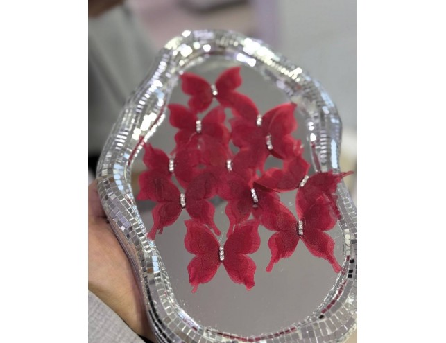 Метелики подвійні з камінцями