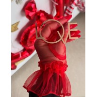 Дзеркальний топпер "Love", 9см.