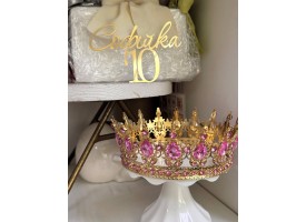Набір декору "Корона + топпер іменний"