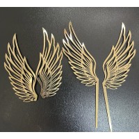 Крила дзеркальні, на шпажці, 11+5см