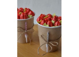 Стакани для десертів в асортименті кольорів Стакани для десертів в асортименті кольорів