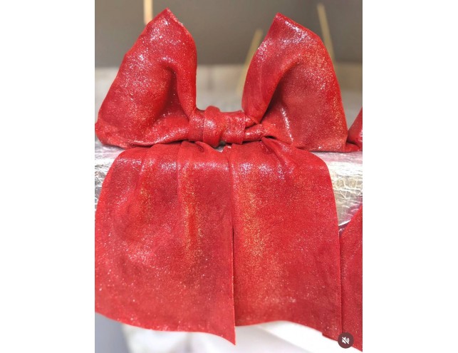 Бант ХЛ з блискітками 