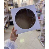 Коробка 26х26х11см. для багатоярусного торта (гофракартон) Коробка 26х26х11см. для багатоярусного торта (гофракартон)