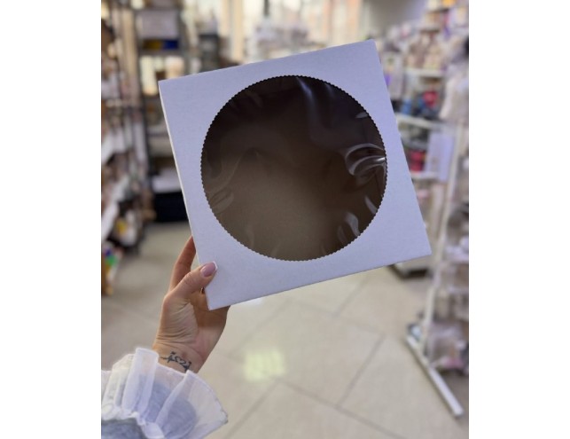 Коробка 26х26х11см. для багатоярусного торта (гофракартон)