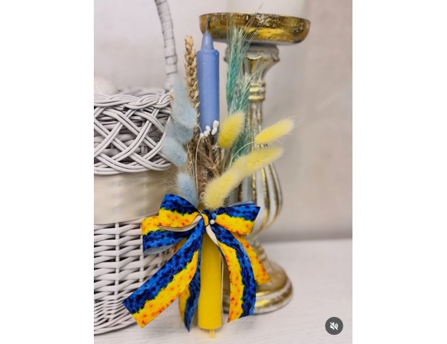 Свічка пасхальна патріотична