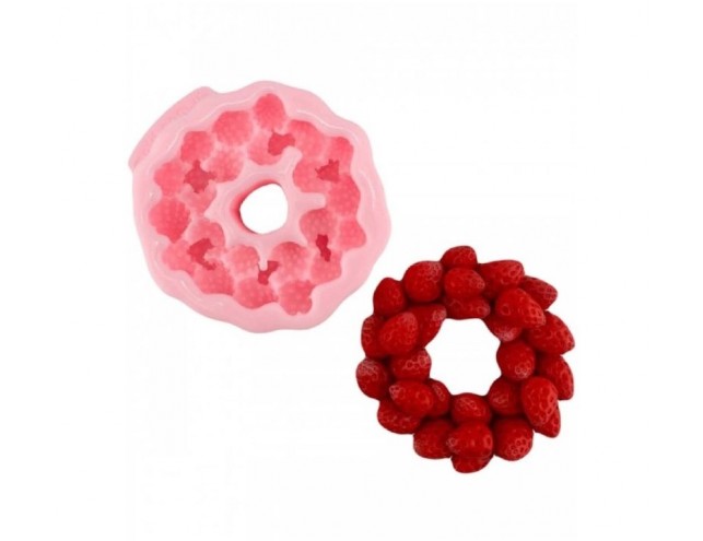 Молд "віночок з полуниці"