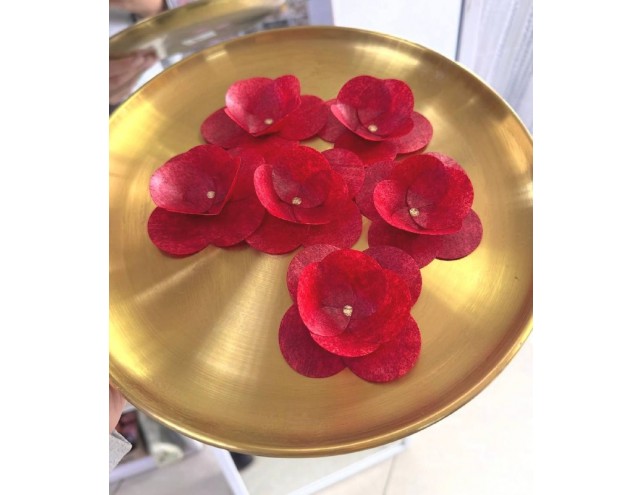 Квіти вафельні тоновані, насичені 