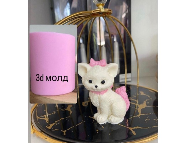 3d молд силіконовий " киця Мері "