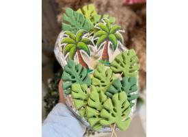 Набір "листочки сафарі +цукрові пальми" Набір "листочки сафарі +цукрові пальми"