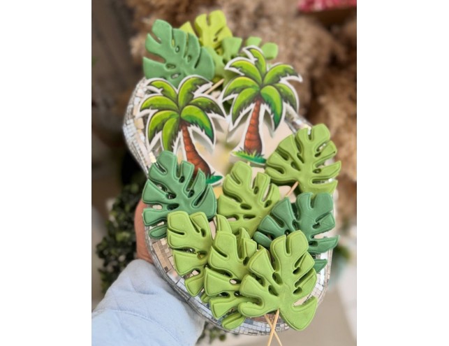 Набір "листочки сафарі +цукрові пальми"