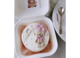 Молд "ведмедик з повітряними кулями", 11см. Молд "ведмедик з повітряними кулями", 11см.