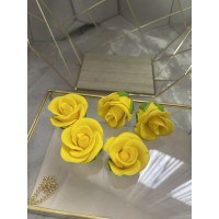 Троянда бутонами,5 шт.,жовтого відтінку