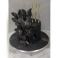 Метелики чорні но проволоці