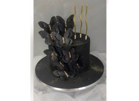 Метелики чорні но проволоці