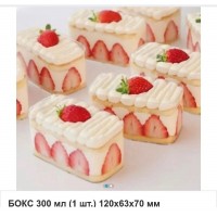 Акриловий бокс для десертів 