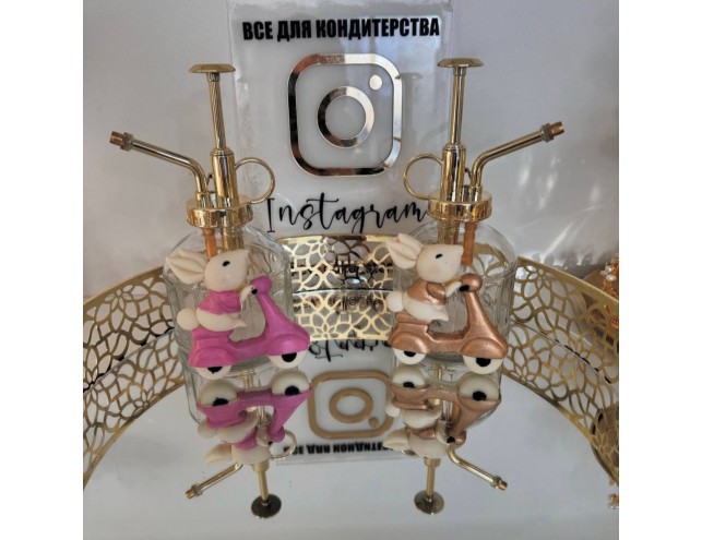 Зайчик на самокаті, 2д